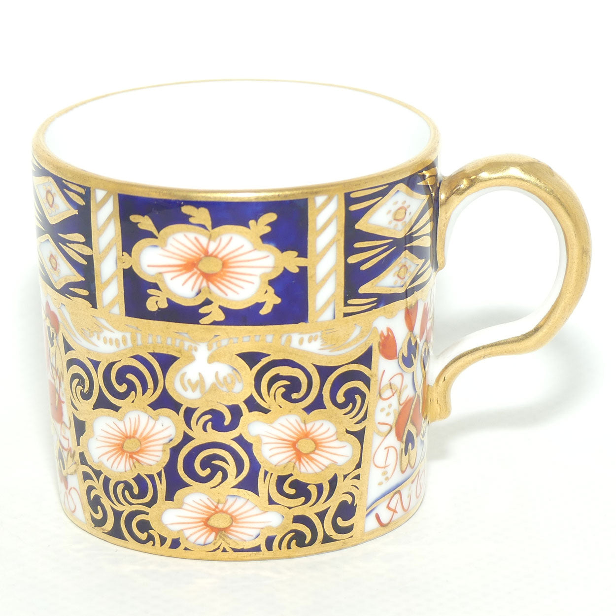 Royal Crown Derby Traditional Imari demi tasse coffee duo #3 | c.1913
