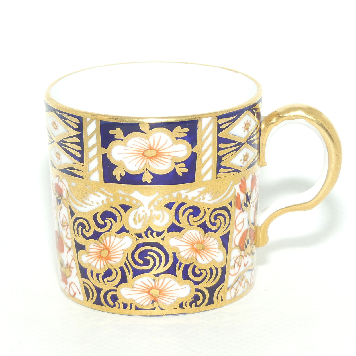 Royal Crown Derby Traditional Imari demi tasse coffee duo #4 | c.1913