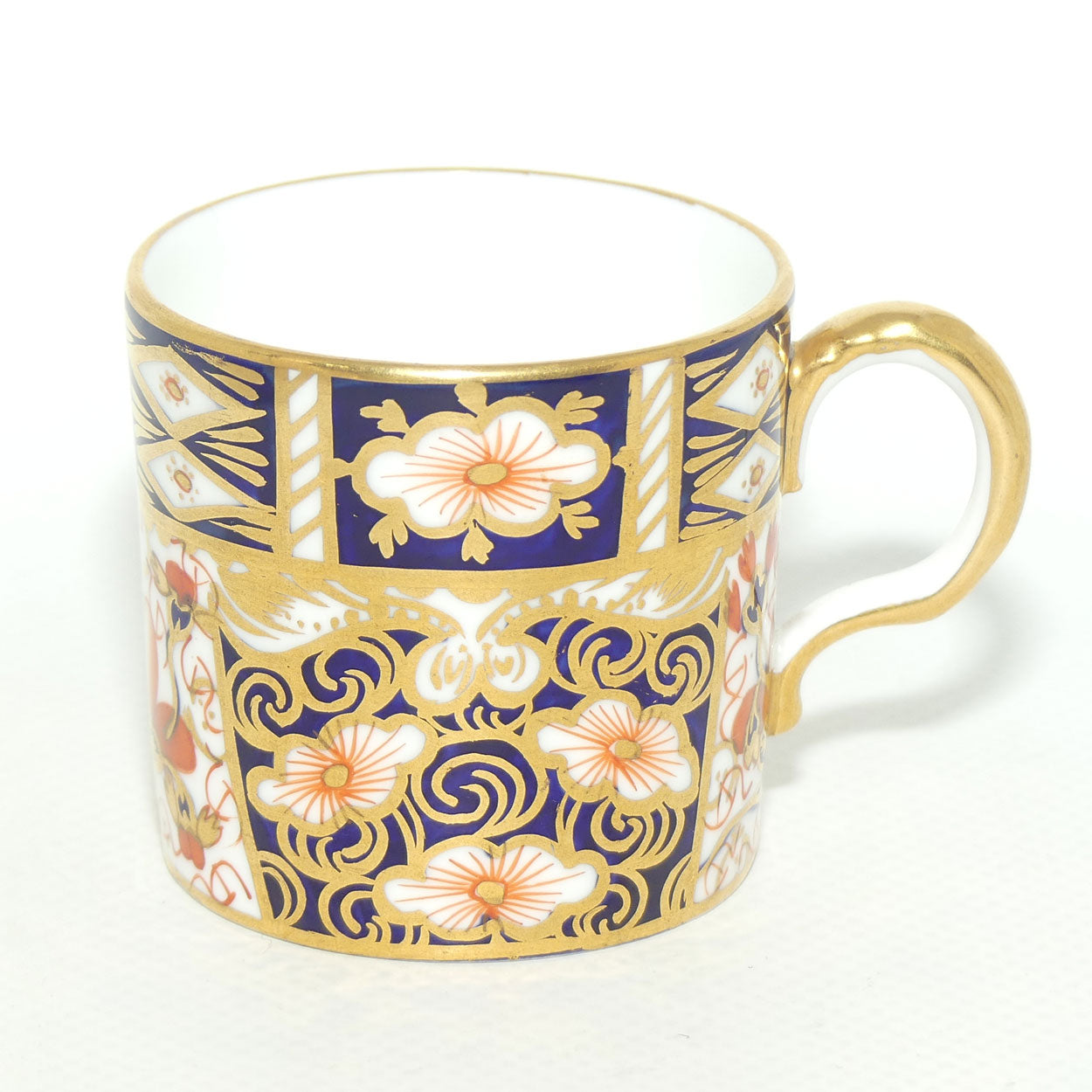 Royal Crown Derby Traditional Imari demi tasse coffee duo #4 | c.1913