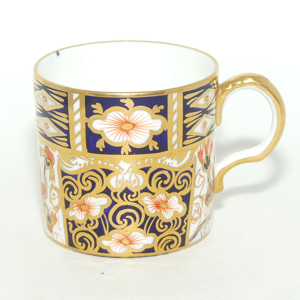 Royal Crown Derby Traditional Imari demi tasse coffee duo #5 | c.1914 - 1916