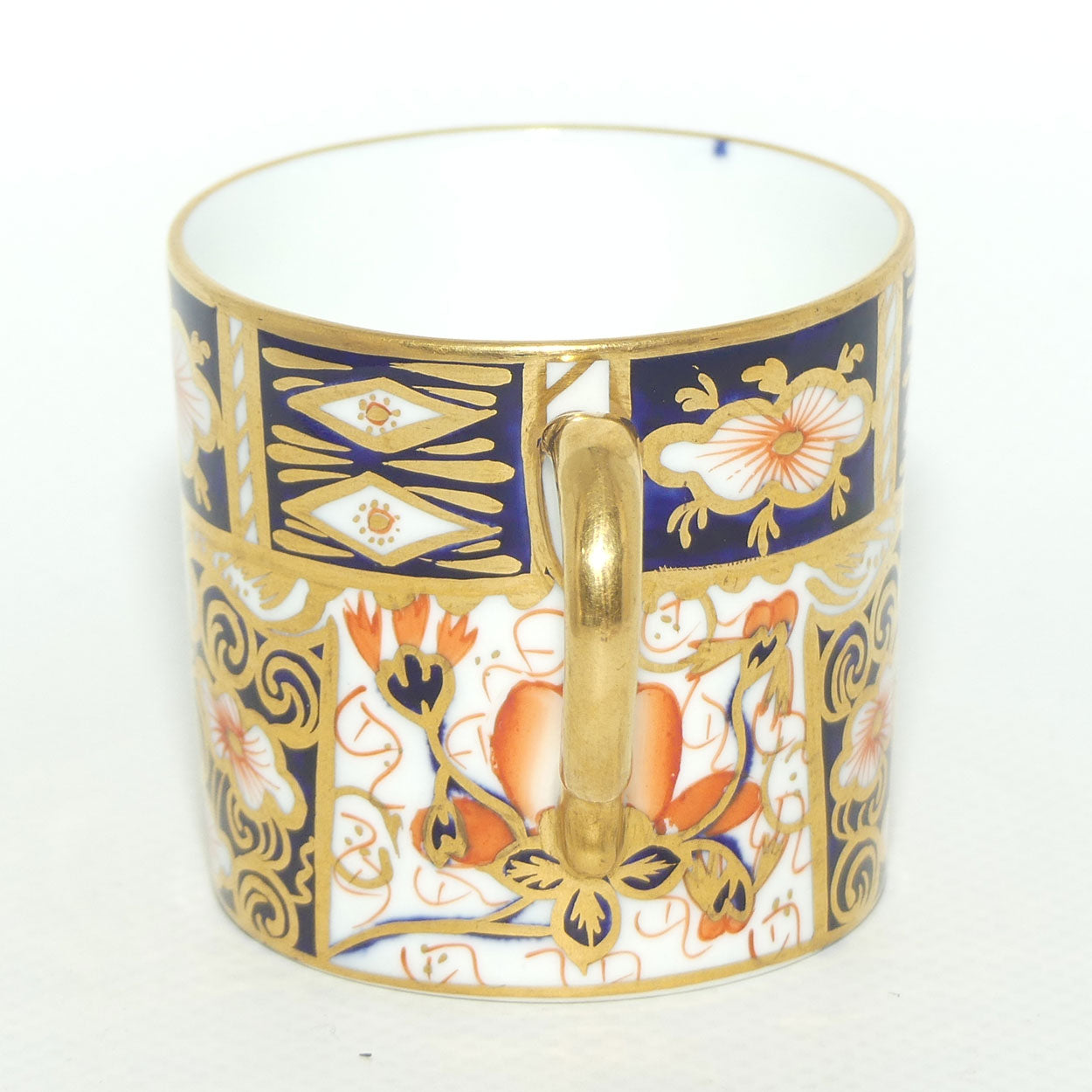 Royal Crown Derby Traditional Imari demi tasse coffee duo #5 | c.1914 - 1916