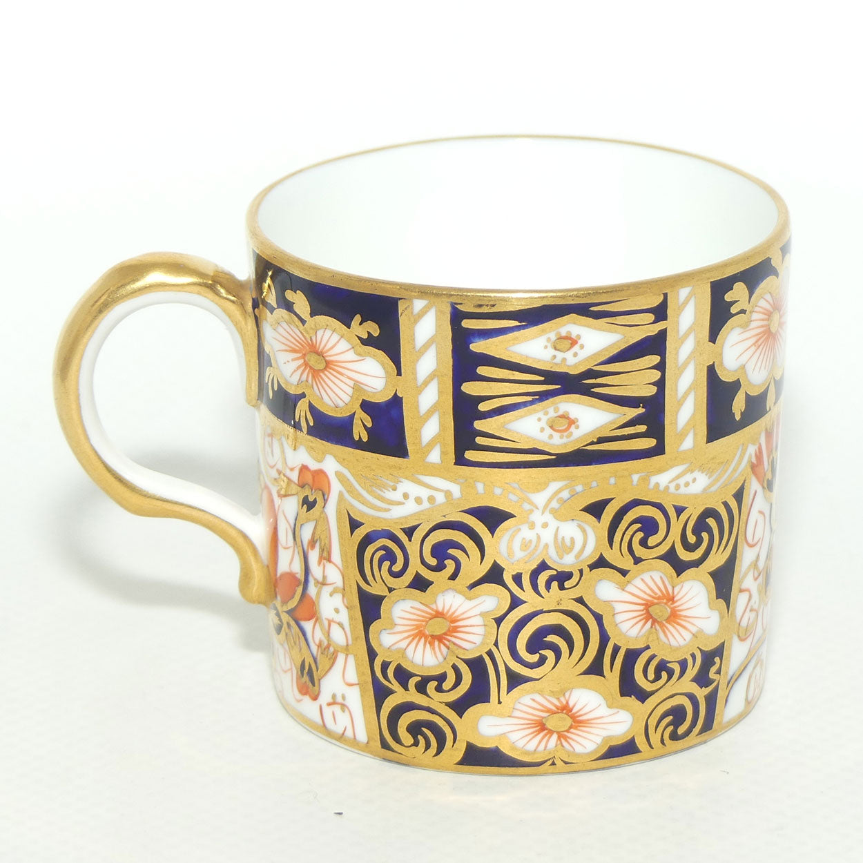 Royal Crown Derby Traditional Imari demi tasse coffee duo #5 | c.1914 - 1916