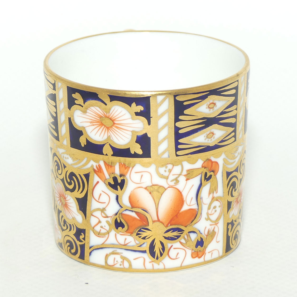Royal Crown Derby Traditional Imari demi tasse coffee duo #5 | c.1914 - 1916