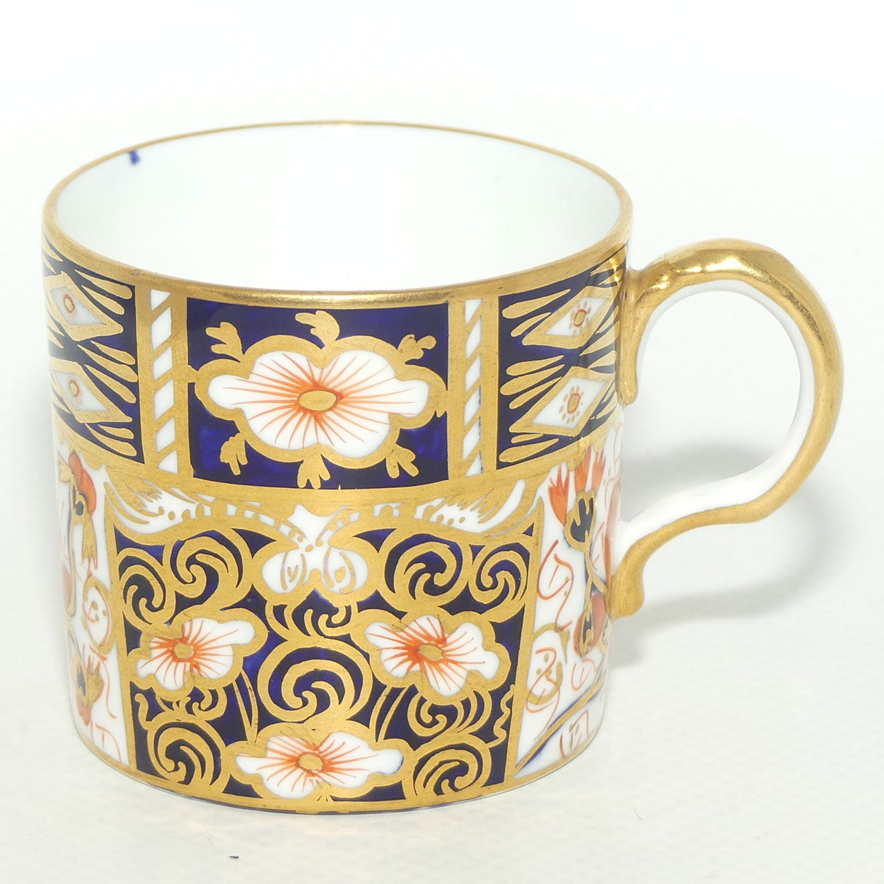Royal Crown Derby Traditional Imari demi tasse coffee duo #5 | c.1914 - 1916