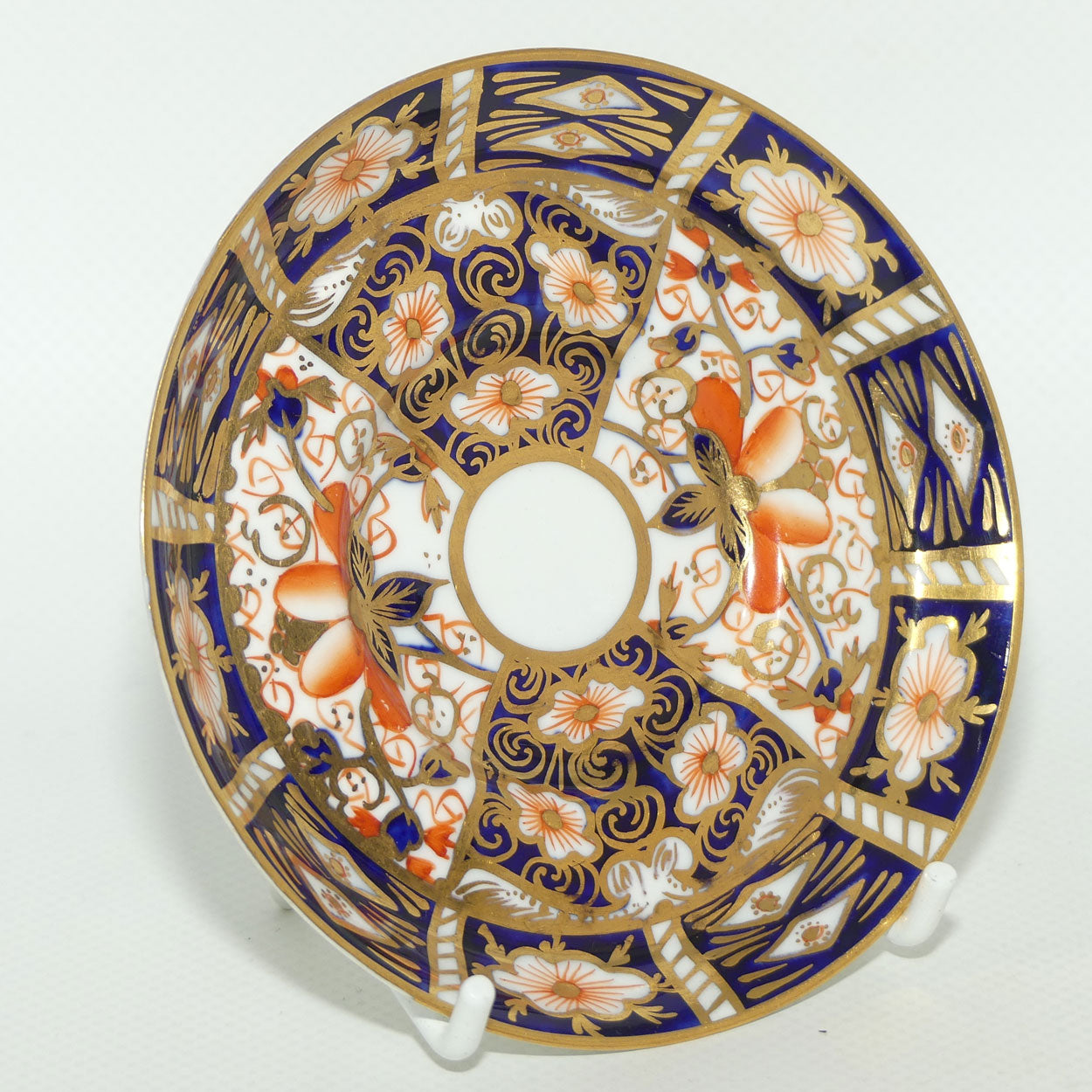 Royal Crown Derby Traditional Imari demi tasse coffee duo #5 | c.1914 - 1916