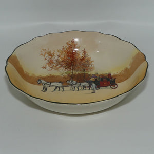 Royal Doulton Coaching Days large fruit bowl | 24cm diam