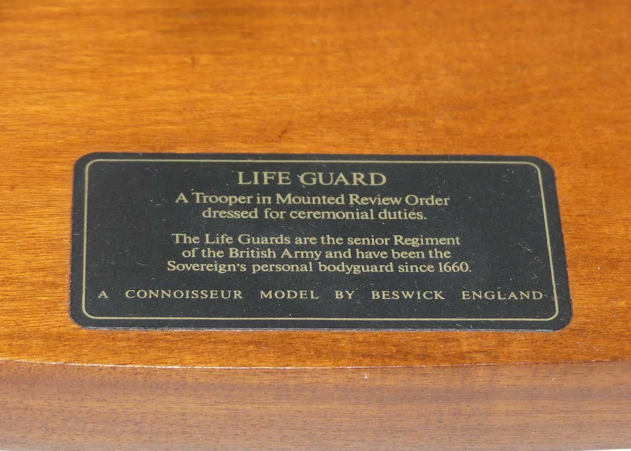 #2562 Beswick Connoisseur Horses | Lifeguard with Sword