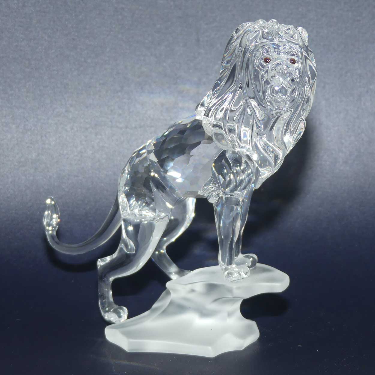 Swarovski Crystal #269377 | Lion on a Rock | boxed