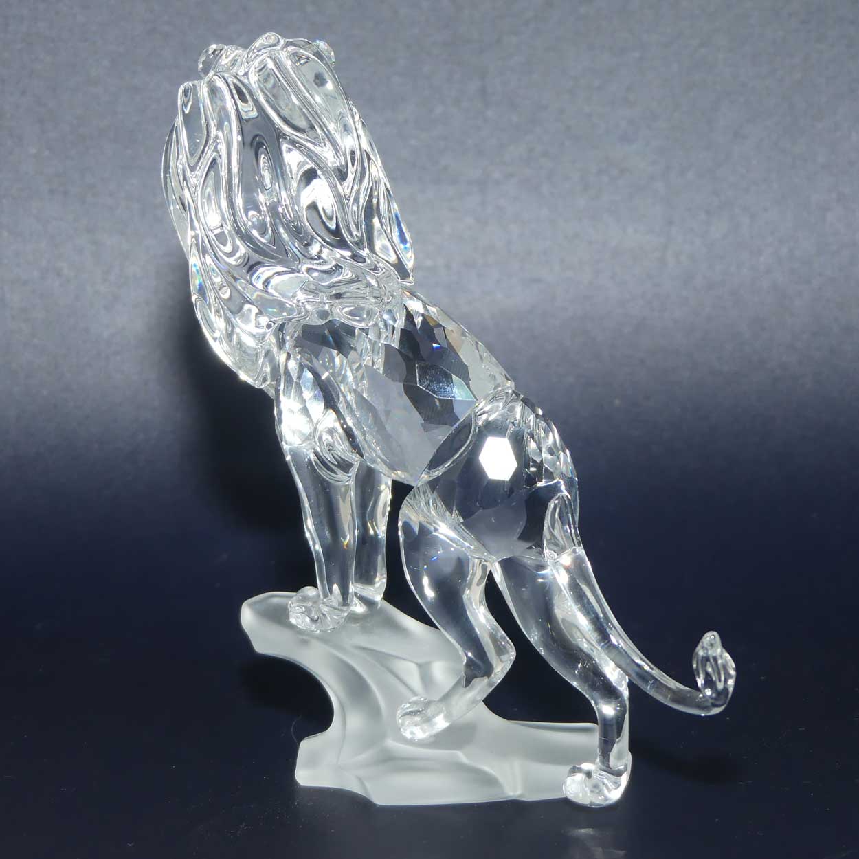 Swarovski Crystal #269377 | Lion on a Rock | boxed