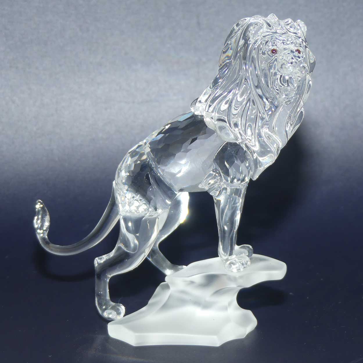 Swarovski Crystal #269377 | Lion on a Rock | boxed