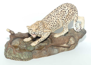 #2725 Beswick Connoisseur series Cheetah on Rock