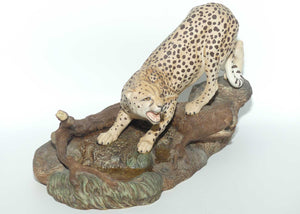 #2725 Beswick Connoisseur series Cheetah on Rock