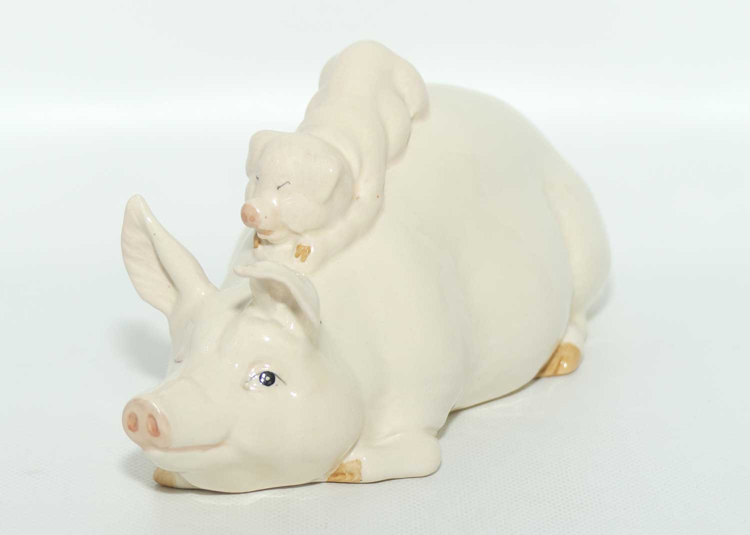 #2746 Beswick Pig and Piglet "Piggy Back"
