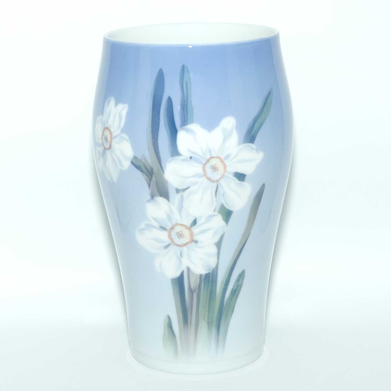Royal Copenhagen large floral vase | White Narcissus | #2778/65A