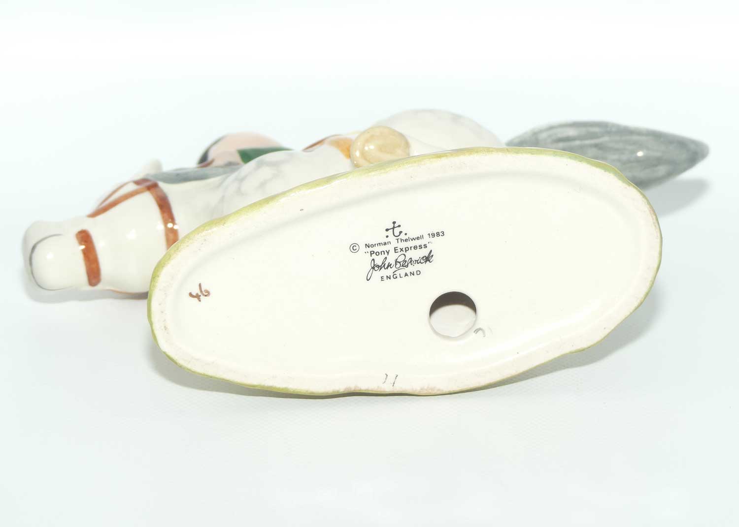 #2789A Beswick Thelwell Pony Express | Grey | #1