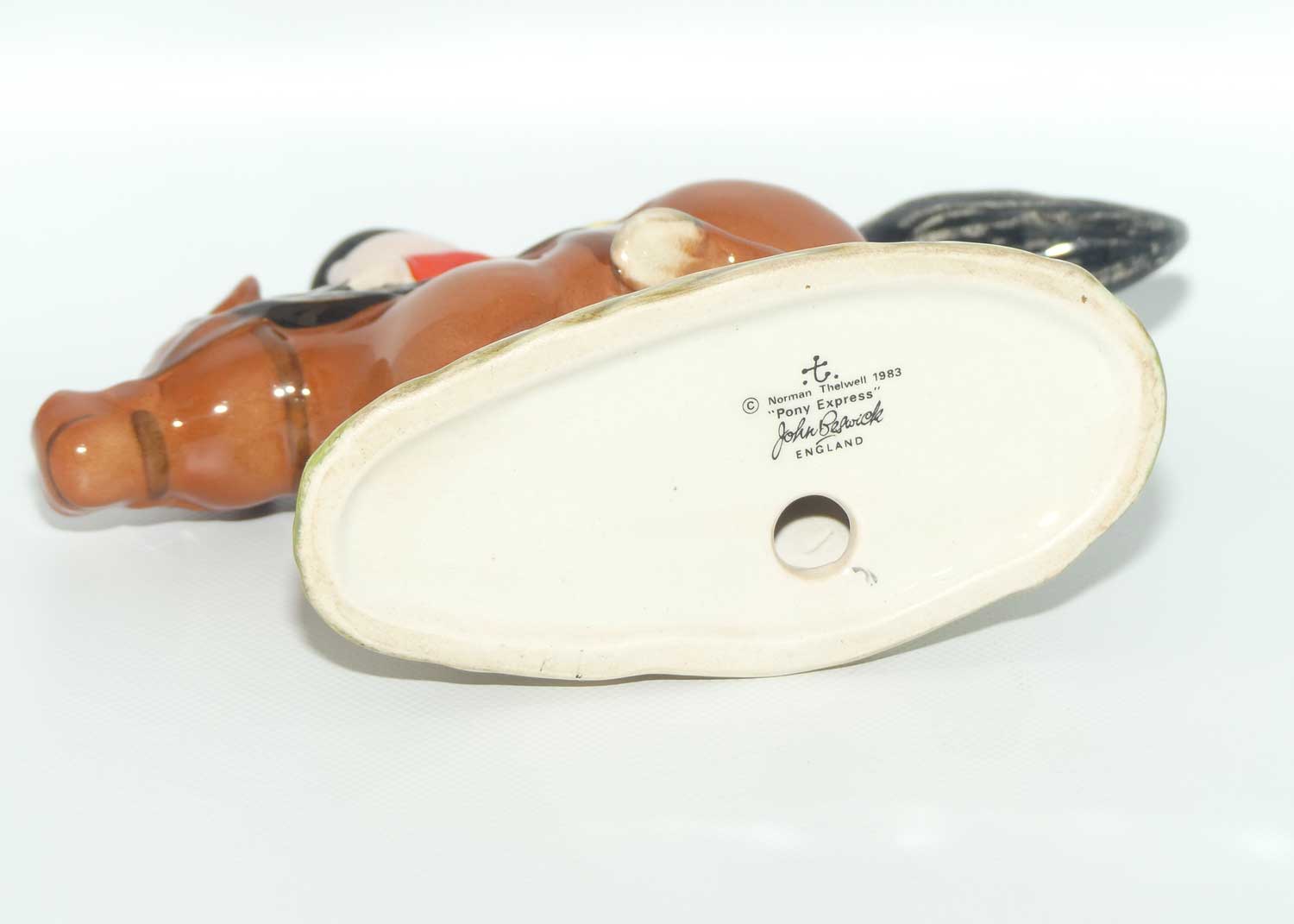 #2789B Beswick Thelwell Pony Express | Brown