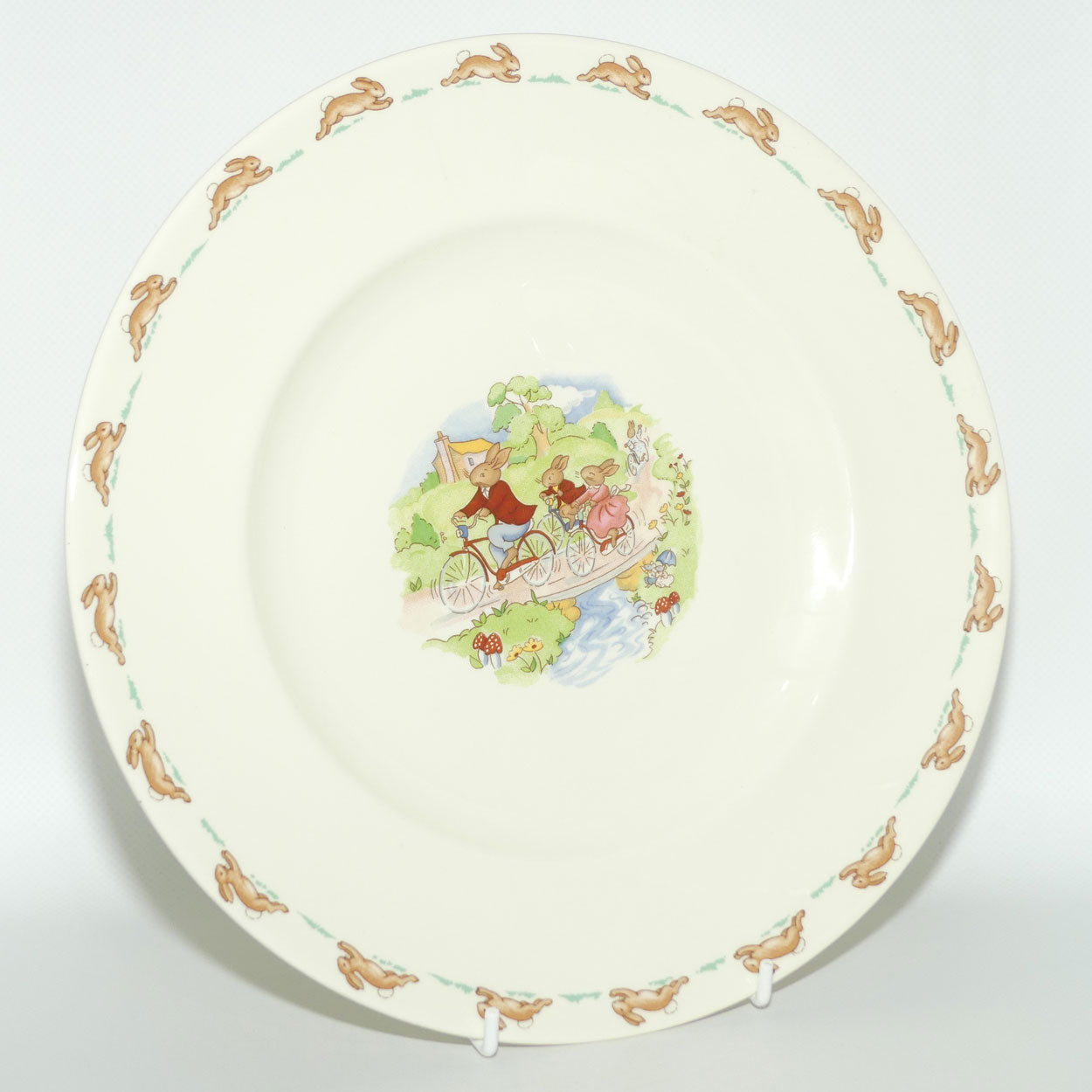 Royal Doulton Bunnykins Tableware Cycle Ride plate | 27cm