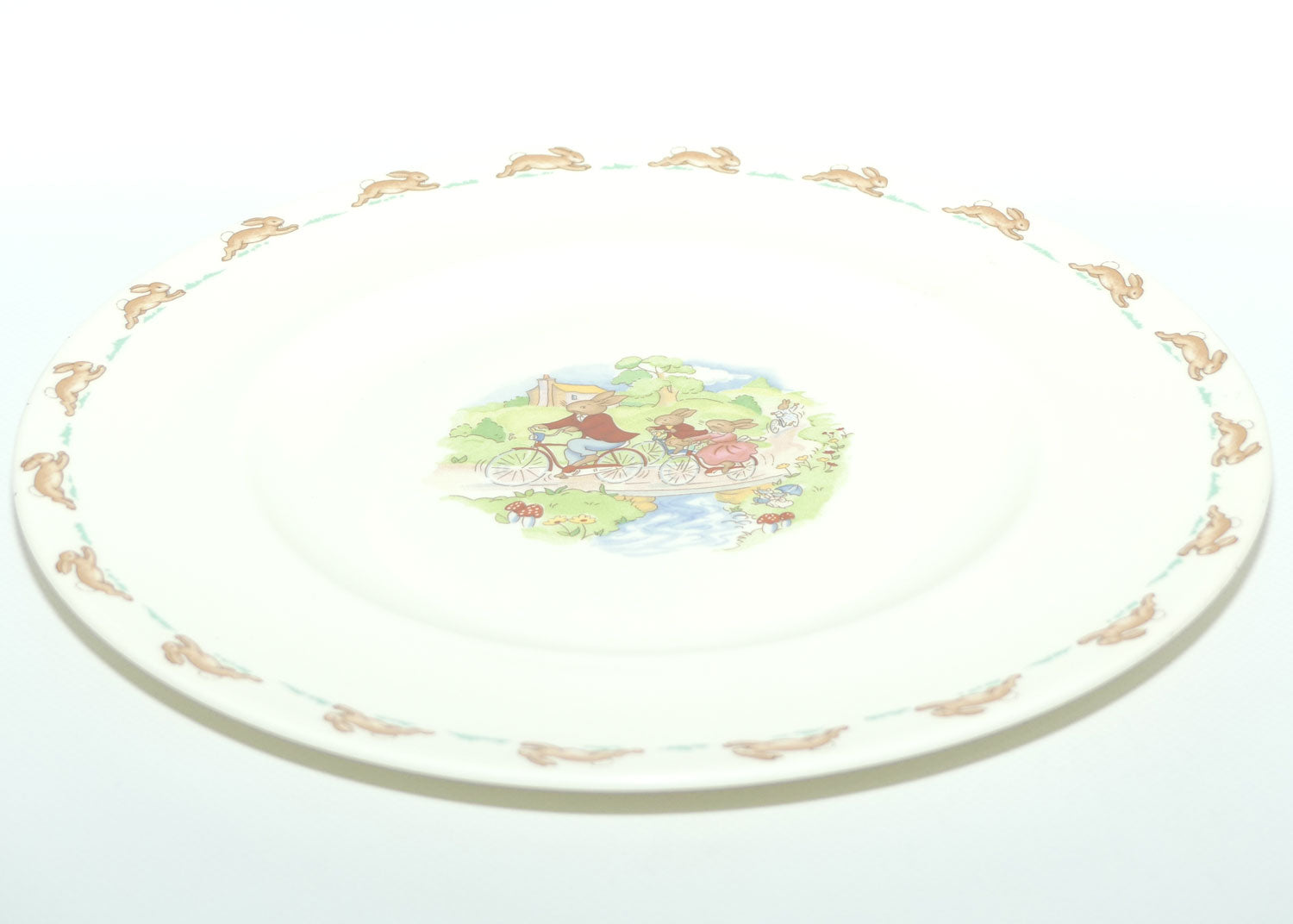 Royal Doulton Bunnykins Tableware Cycle Ride plate | 27cm