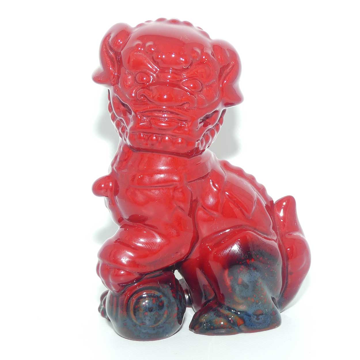 #2957 Royal Doulton Flambe Dog of Fo | Flambe Glaze 