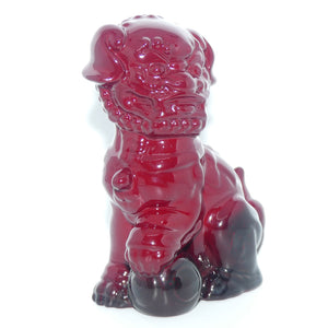 #2957 Royal Doulton Flambe Dog of F