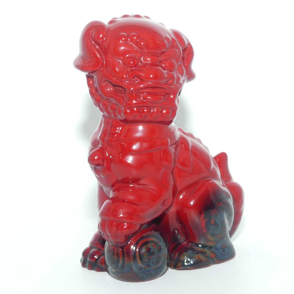 #2957 Royal Doulton Flambe Dog of Fo | Flambe Glaze 