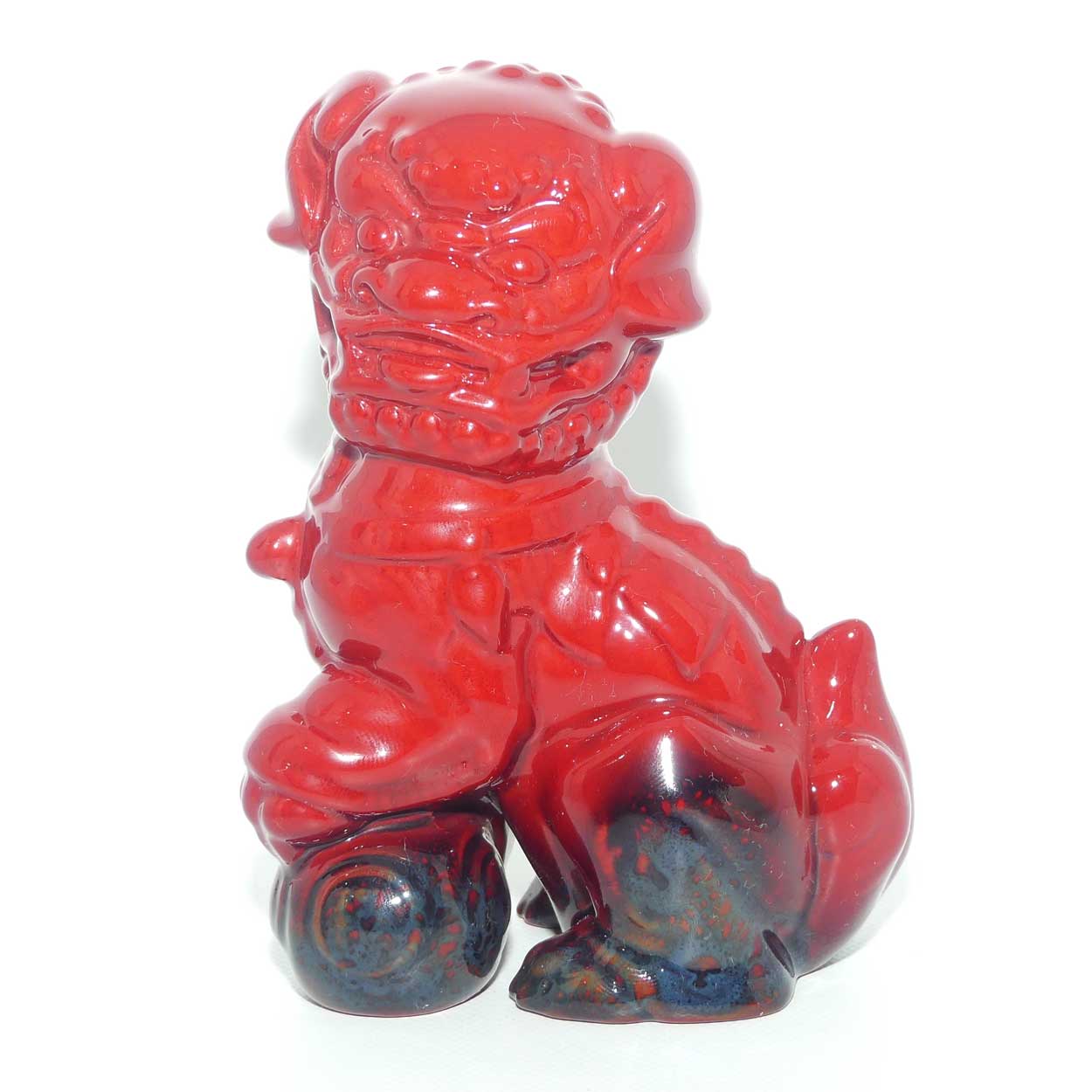 #2957 Royal Doulton Flambe Dog of Fo | Flambe Glaze 