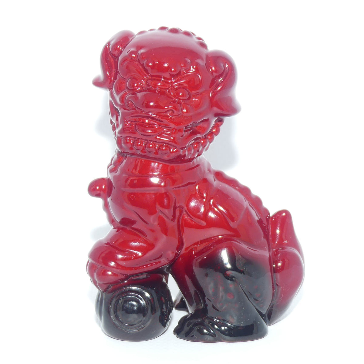 #2957 Royal Doulton Flambe Dog of Fo | RDICC exclusive | Rich Red | #1
