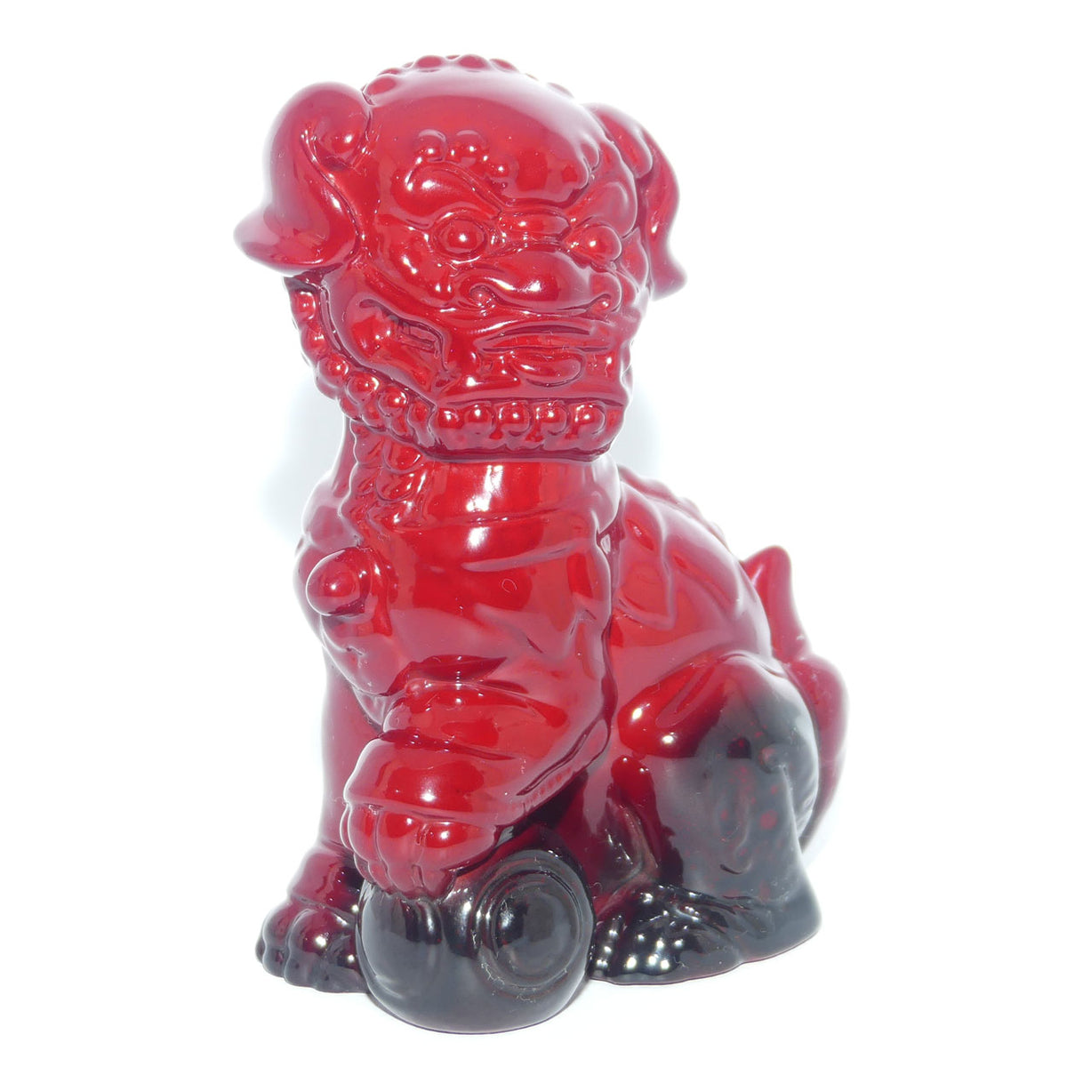 #2957 Royal Doulton Flambe Dog of Fo | RDICC exclusive | Rich Red | #1