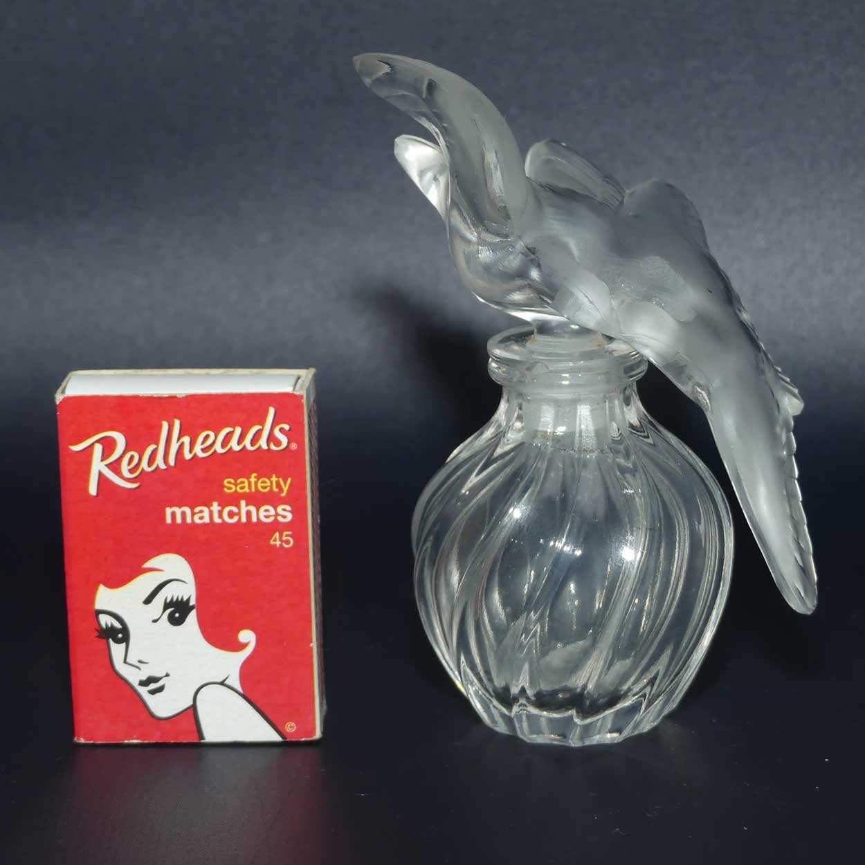 Lalique France L'Air du Temps perfume bottle | with fault