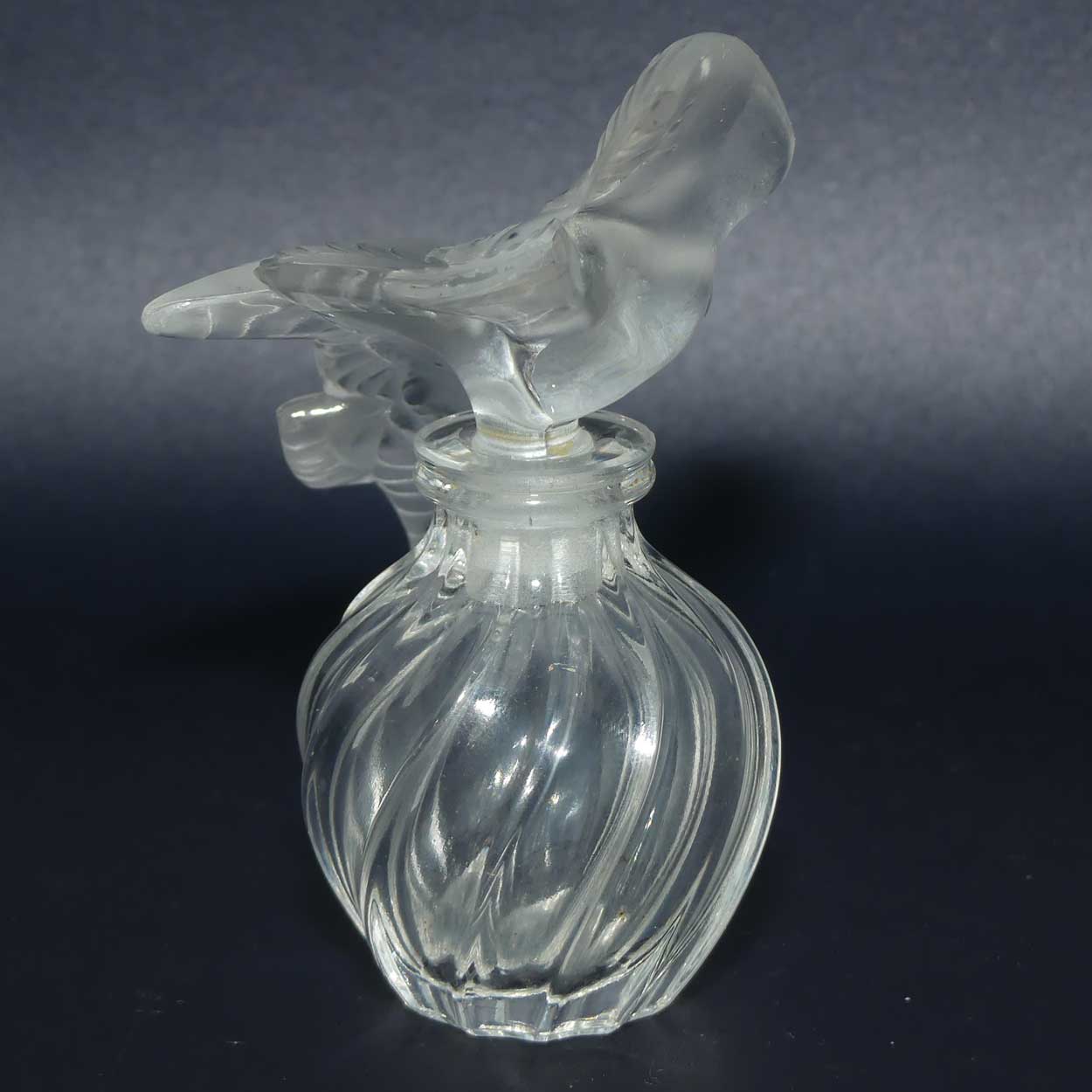 Lalique France L'Air du Temps perfume bottle | with fault