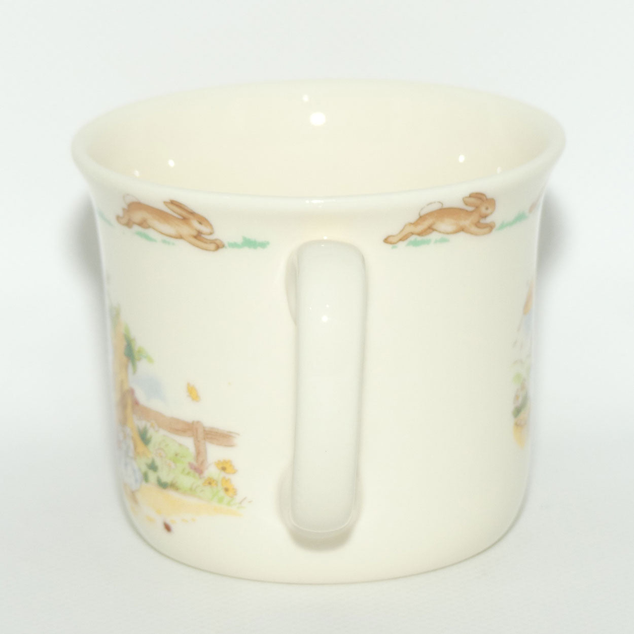 Royal Doulton Bunnykins Letter Box | Carrying Letter 2 handled Hug a Mug | boxed