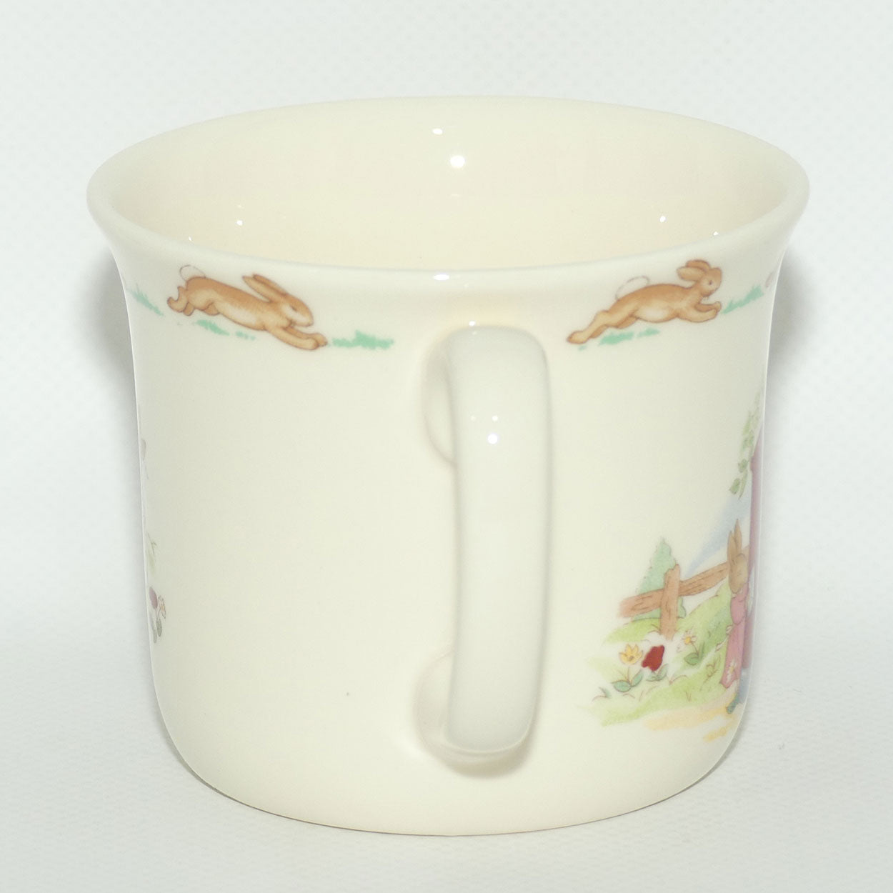 Royal Doulton Bunnykins Letter Box | Carrying Letter 2 handled Hug a Mug | boxed