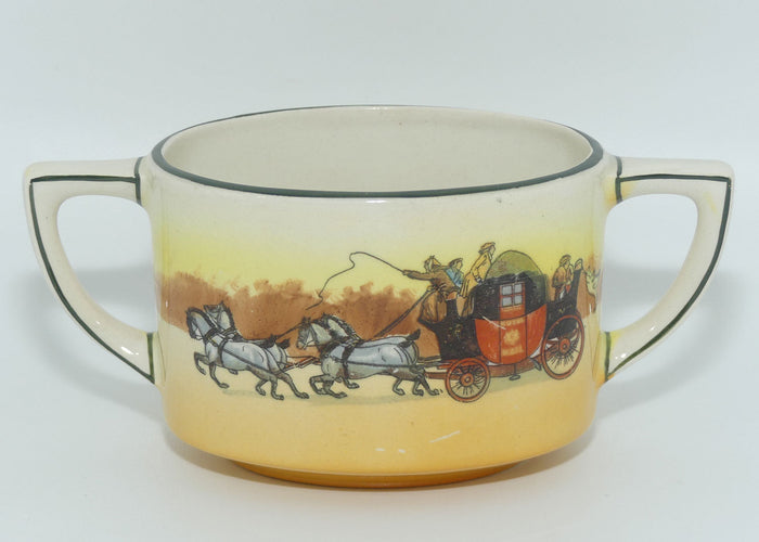 Royal Doulton Coaching Days 2 handle open sugar bowl D2716