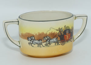 Royal Doulton Coaching Days 2 handle open sugar bowl D2716