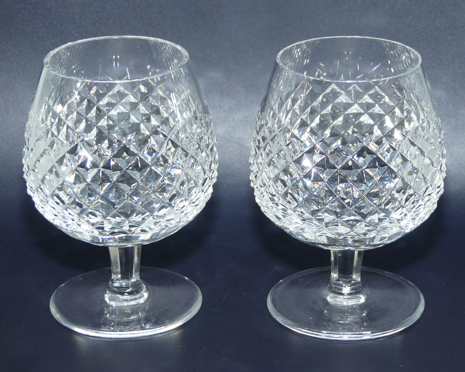 Waterford Crystal Alana pattern pair of Brandy Snifters | 300ml