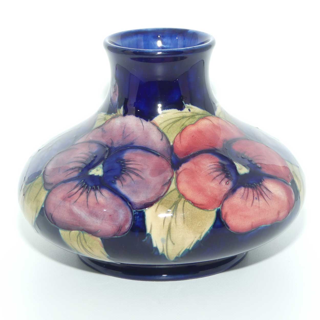 William Moorcroft Pansy Shape 32/6 vase