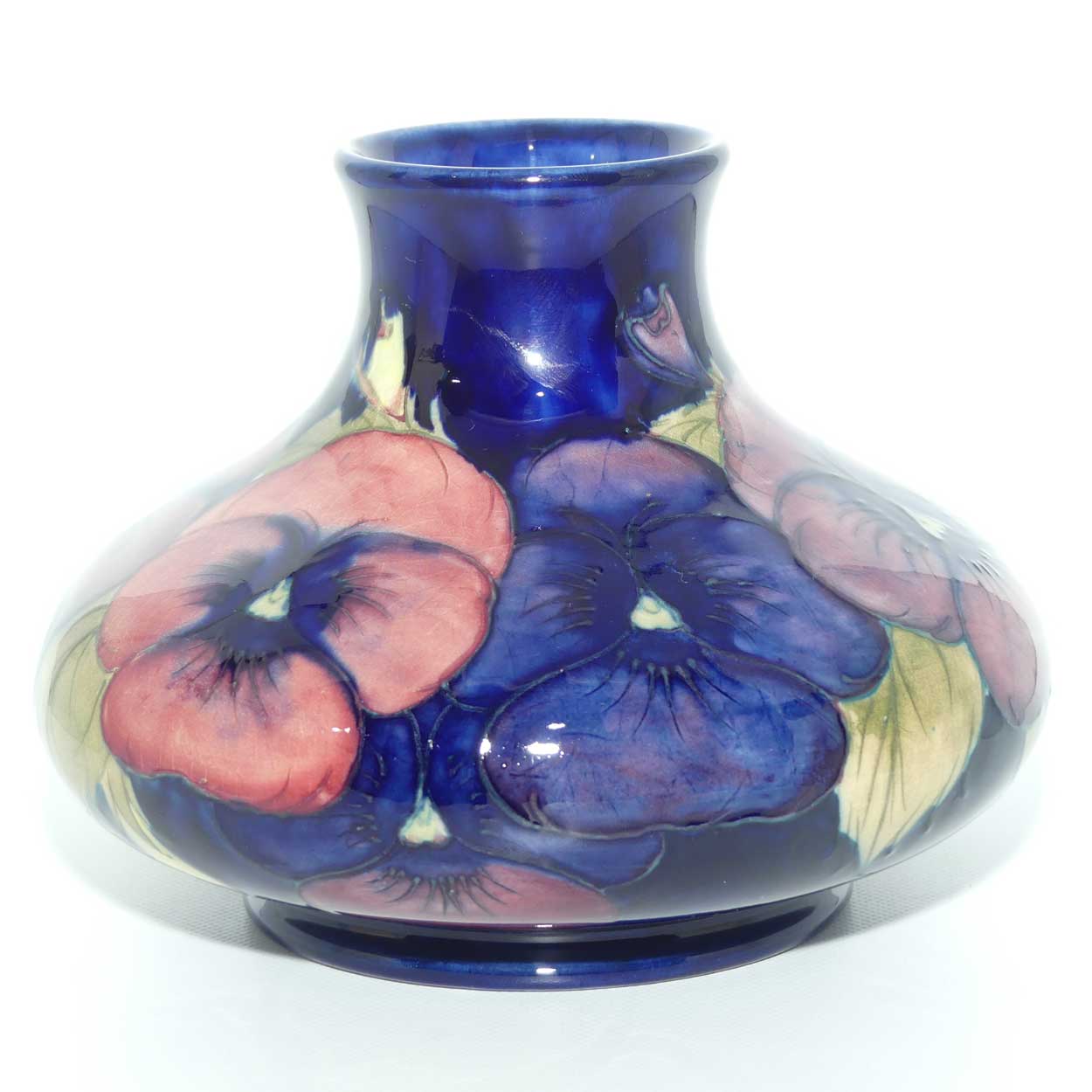William Moorcroft Pansy Shape 32/6 vase