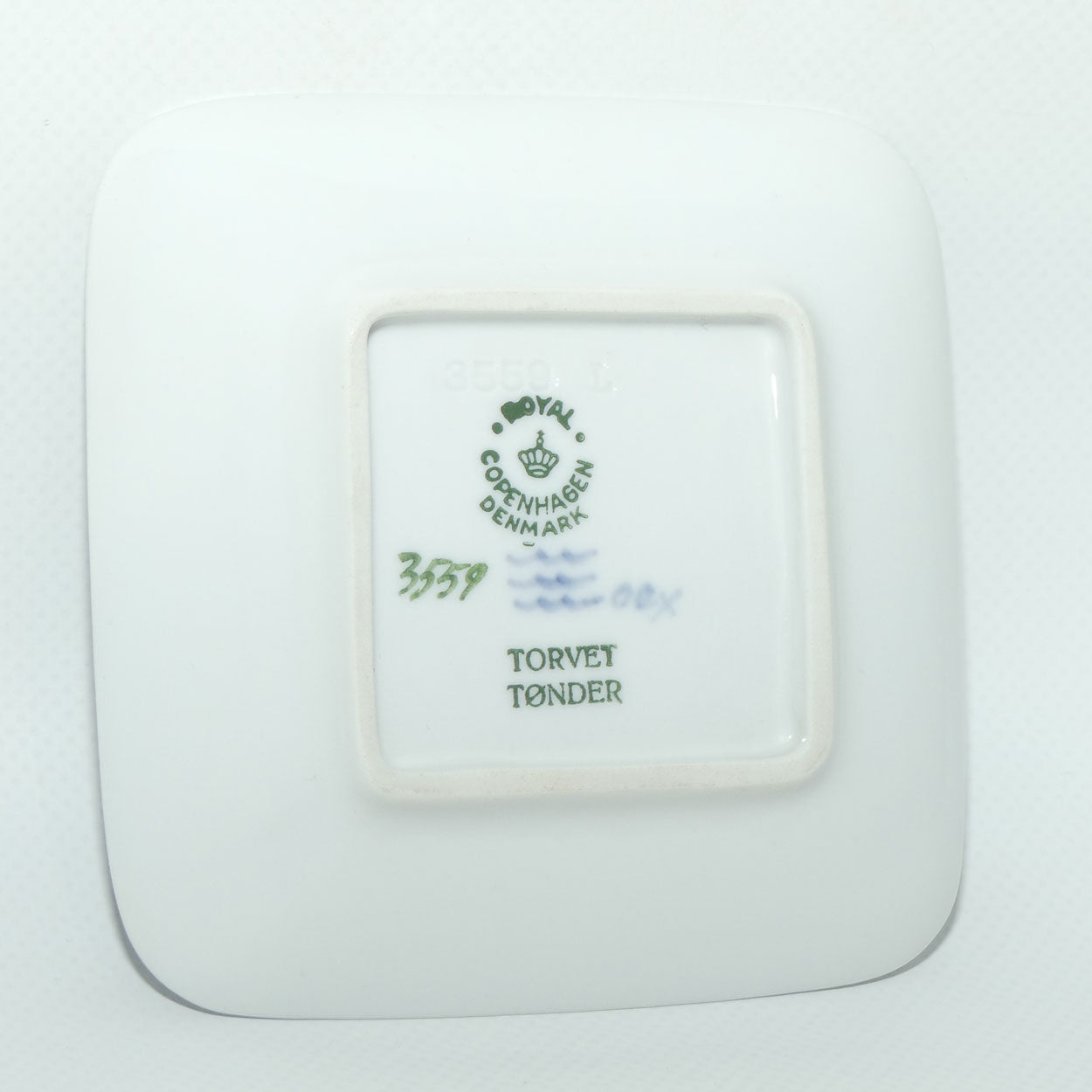 Royal Copenhagen square tray | Torvet Tonder | #3559