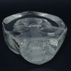 Mats Jonasson Sweden Crystal | 3692 Cocker Spaniel Plaque paperweight