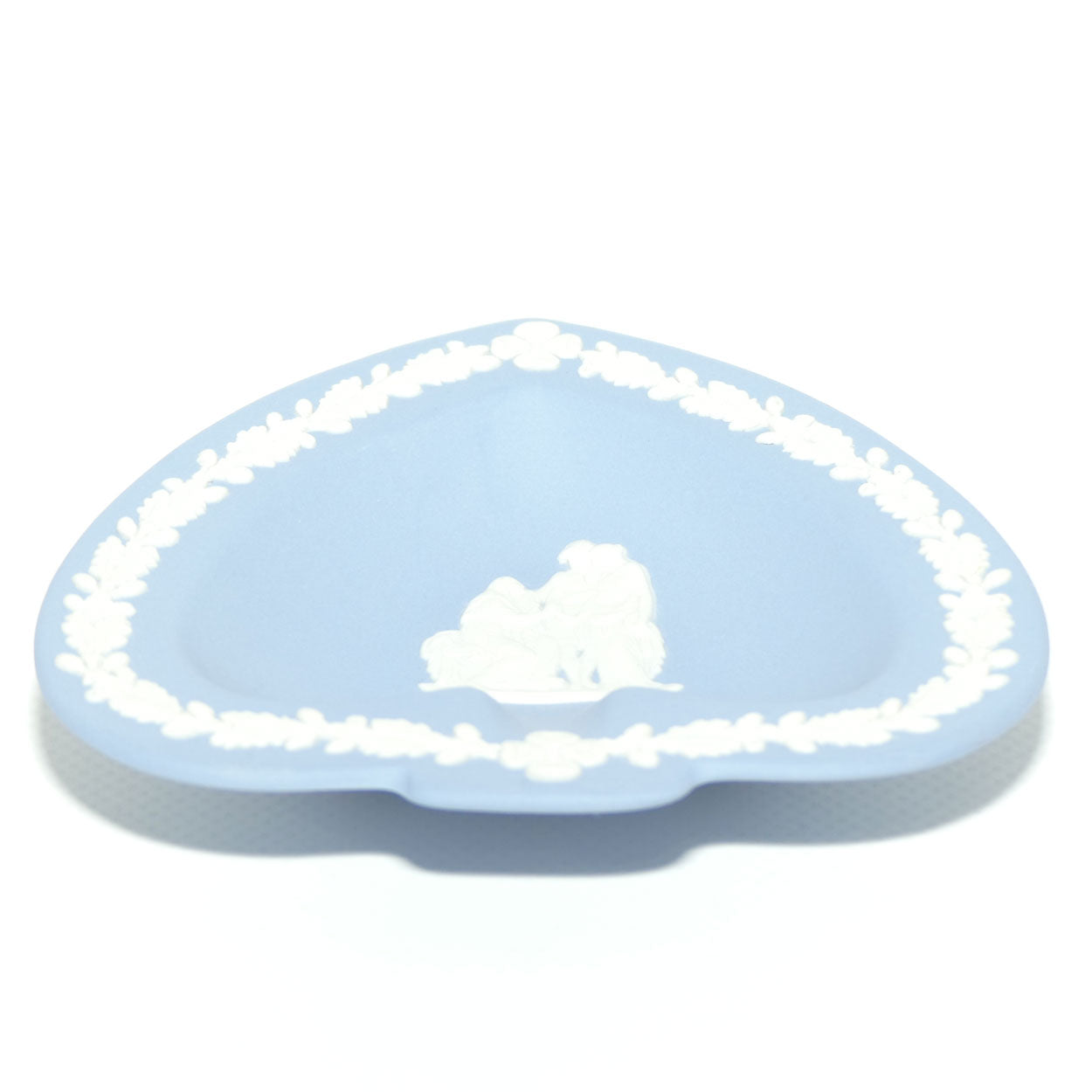 Wedgwood Jasper | White on Pale Blue | Spade Shape Tray | no box