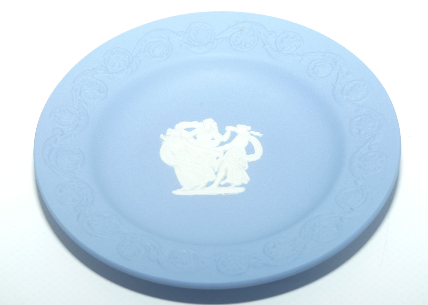 Wedgwood Jasper | Embossed Border | 3 Graces miniature plate