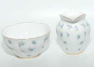 Royal Albert Bone China England Blue Heaven pattern 3 piece tea service