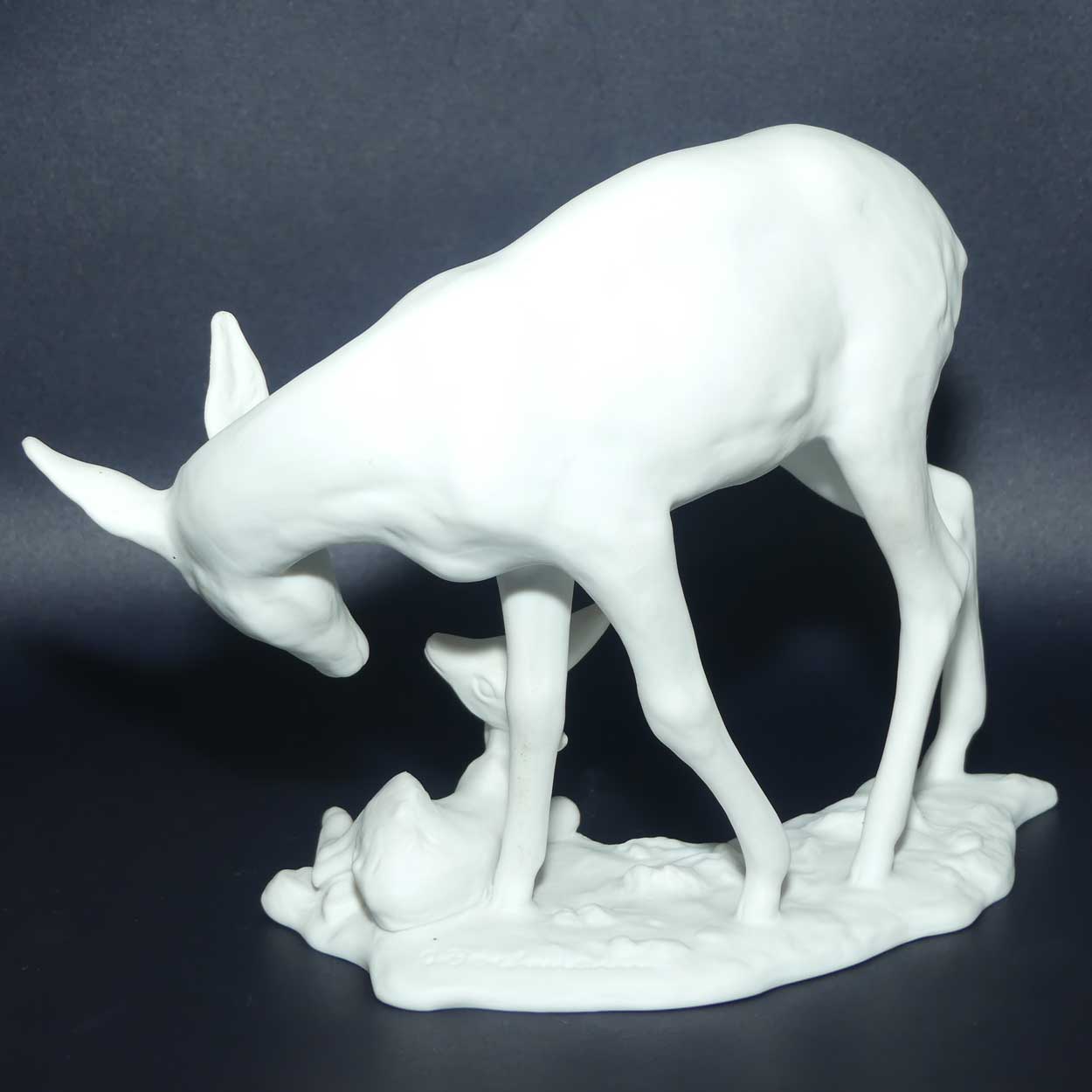 AK Kaiser West Germany Bisque figure | Wild Animals series | 427 Doe and Fawn