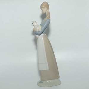 Lladro figure Young Girl with Lamb | #4505 | #3