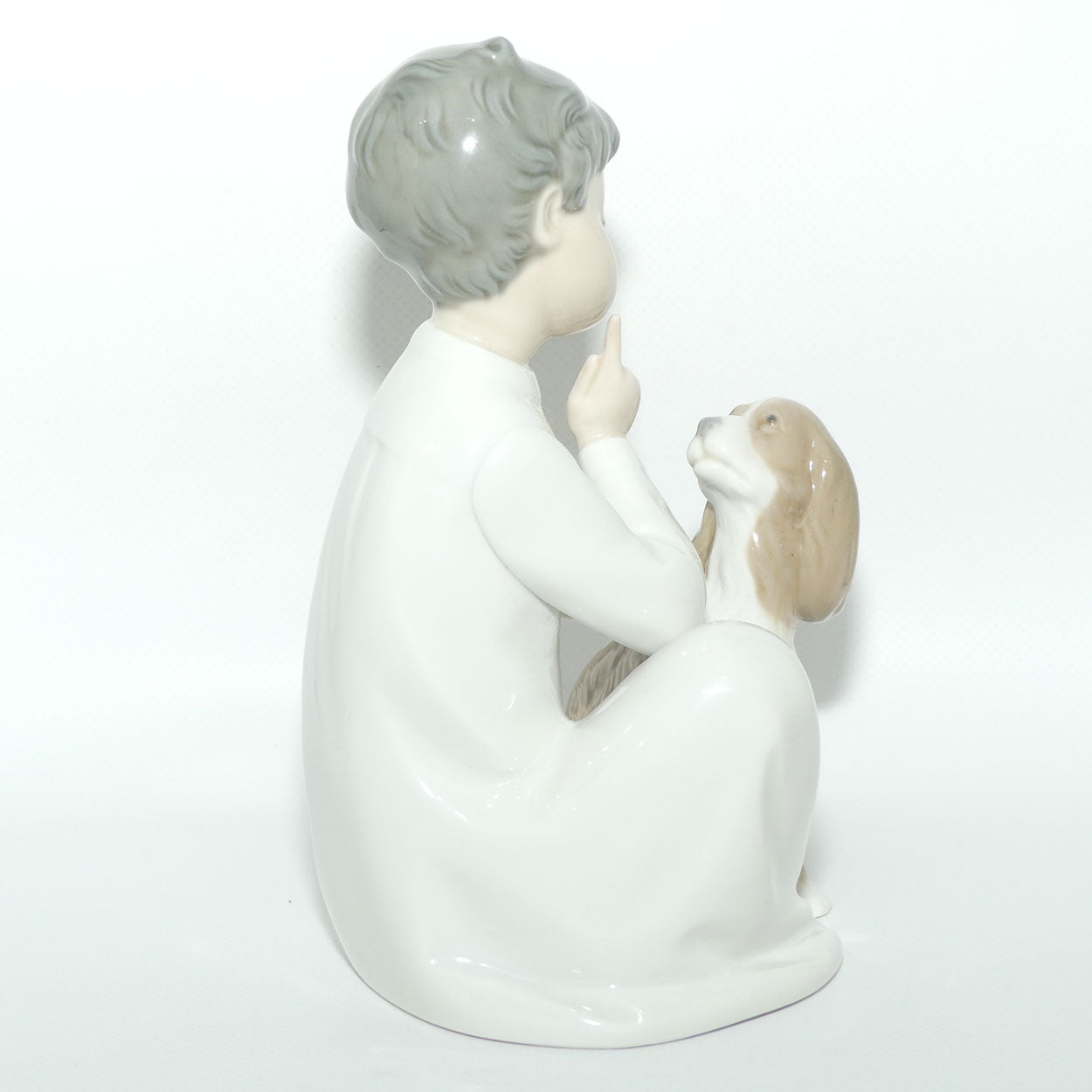 Lladro figure Boy with Puppy Dog | #4522