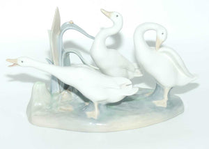 Lladro Three Geese figure group #4549