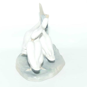 Lladro Three Geese figure group #4549