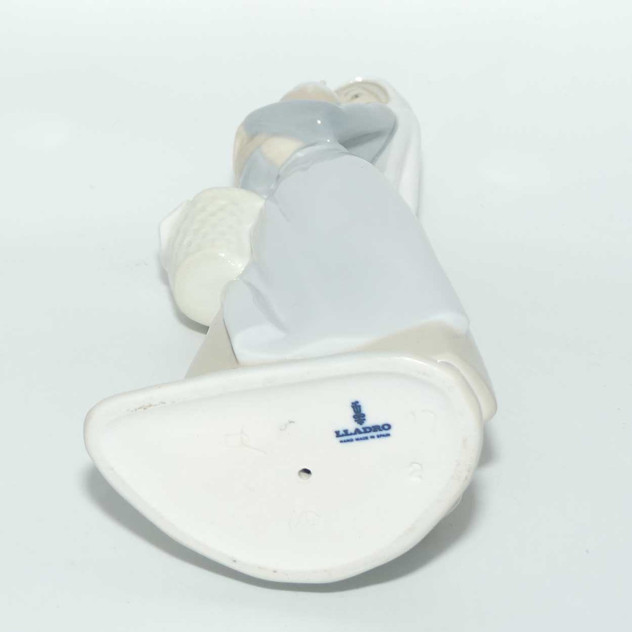 Lladro figure Girl with Cockerel #4591 | #1