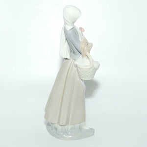 Lladro figure Girl with Cockerel #4591 | #3