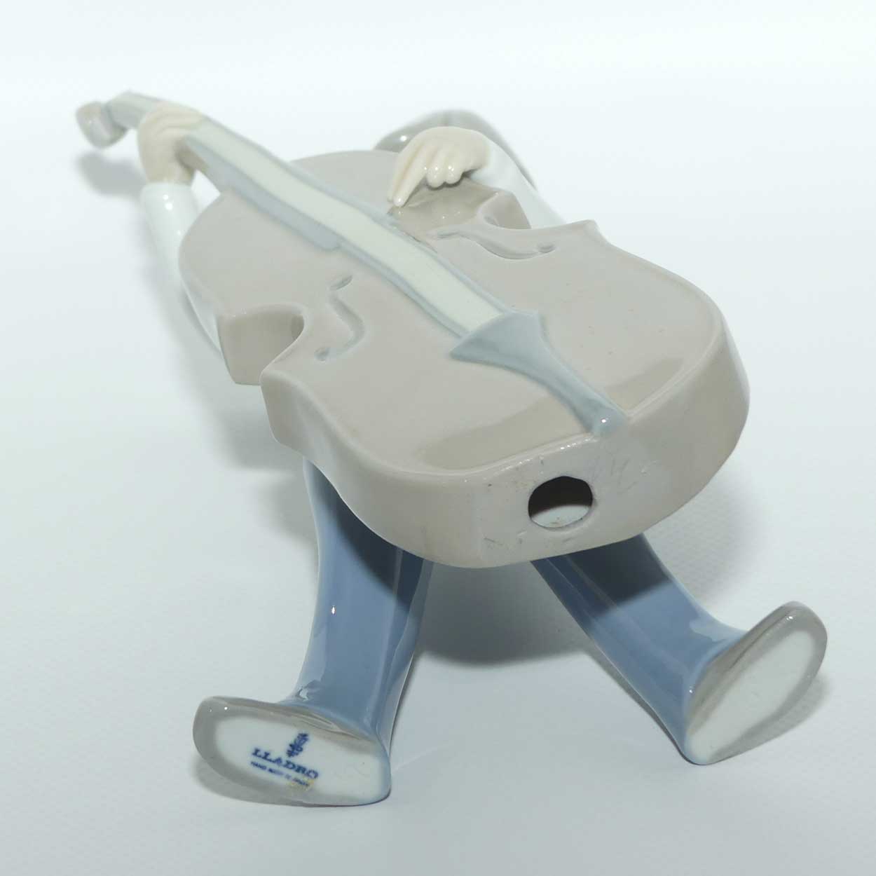 Lladro figure Boy with Double Bass | Gloss | #4615